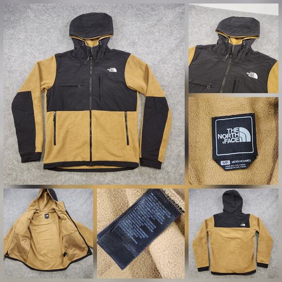 The North Face Denali Hooded Jacket Mens S Small Fleece Full Zip Outdoor TNF - Picture 1 of 14